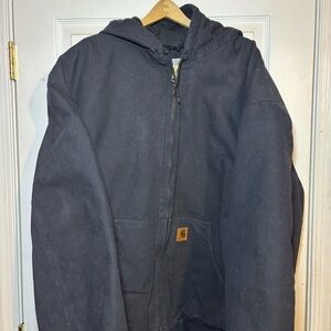 Carhartt Men's Dark Gray Hooded Jacket